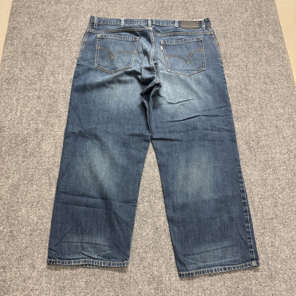 VTG Levi's 550s Silver Tab Baggy Denim Jeans Men's 40x30 Wide Leg Skater - Picture 1 of 12